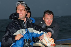 Noordse Stormvogel gevangen door Wouter (Martijn de Jonge)